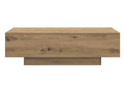 Mesa centro 100x49,5x31 cm derivados madeira carvalho artisiano