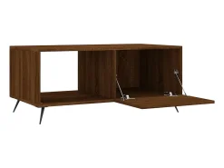 Mesa centro 90x50x40 cm derivados de madeira carvalho castanho