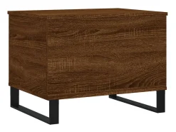 Mesa centro 60x44,5x45 cm derivados madeira carvalho castanho