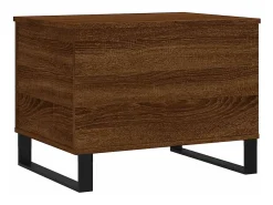Mesa centro 60x44,5x45 cm derivados madeira carvalho castanho
