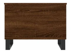 Mesa centro 60x44,5x45 cm derivados madeira carvalho castanho