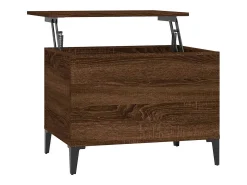 Mesa centro 60x44,5x45 cm derivados madeira carvalho castanho