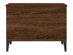 Mesa centro 60x44,5x45 cm derivados madeira carvalho castanho