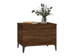 Mesa centro 60x44,5x45 cm derivados madeira carvalho castanho
