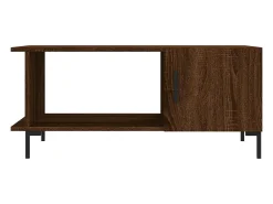 Mesa centro 90x50x40 cm derivados de madeira carvalho castanho