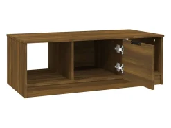 Mesa centro 102x50x36 cm derivados de madeira carvalho castanho