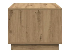 Mesa centro 55x55x42 cm derivados de madeira carvalho artisiano