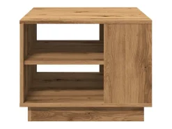 Mesa centro 55x55x42 cm derivados de madeira carvalho artisiano