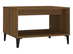 Mesa centro 60x50x40 cm derivados de madeira carvalho castanho