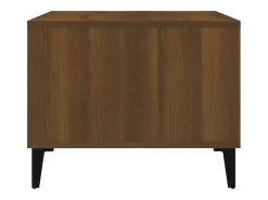 Mesa centro 60x50x40 cm derivados de madeira carvalho castanho