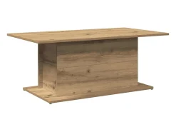Mesa centro 102x55,5x40cm derivados madeira carvalho artisiano