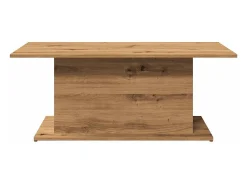 Mesa centro 102x55,5x40cm derivados madeira carvalho artisiano