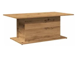 Mesa centro 102x55,5x40cm derivados madeira carvalho artisiano
