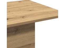 Mesa centro 102x55,5x40cm derivados madeira carvalho artisiano