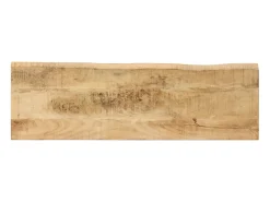 Mesa consola c/ borda viva 105x33x76cm madeira mangueira maciça