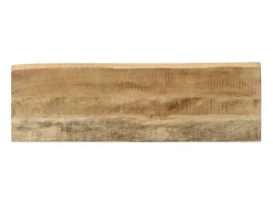 Mesa consola c/ borda viva 105x33x76cm madeira mangueira maciça