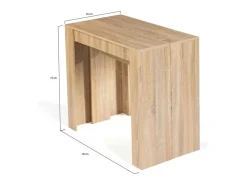 Mesa consola extensível em madeira BELLI - 3 m