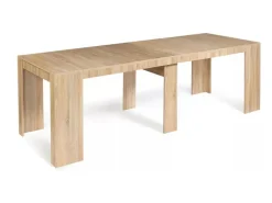 Mesa consola extensível em madeira BELLI - 3 m