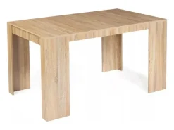 Mesa consola extensível em madeira 1,40 m - Elegância natural e funcionalidade