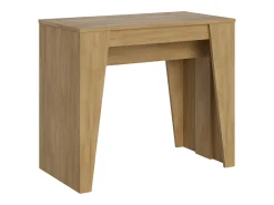 Mesa consola extensível 90x48/204 cm Anvar Small carvalho natural