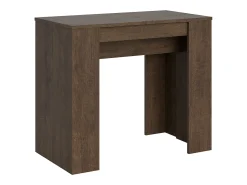 Mesa consola extensível 90x48/308 cm Basic Nogueira