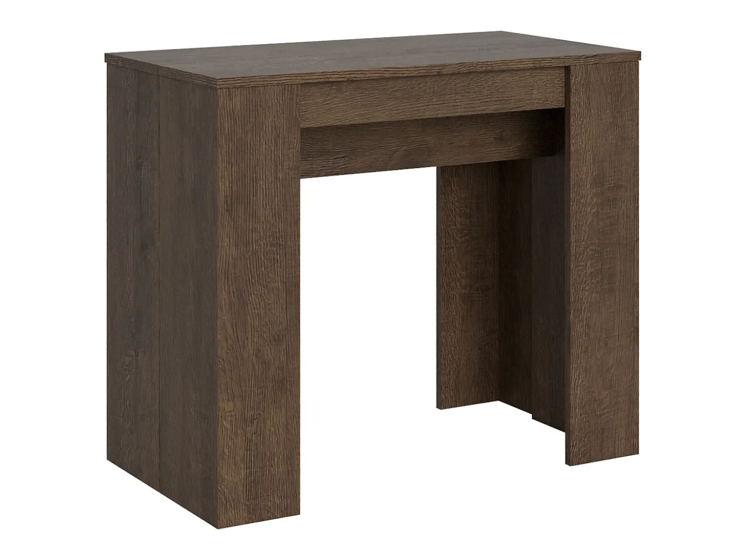 Mesa consola extensível 90x48/308 cm Basic Nogueira
