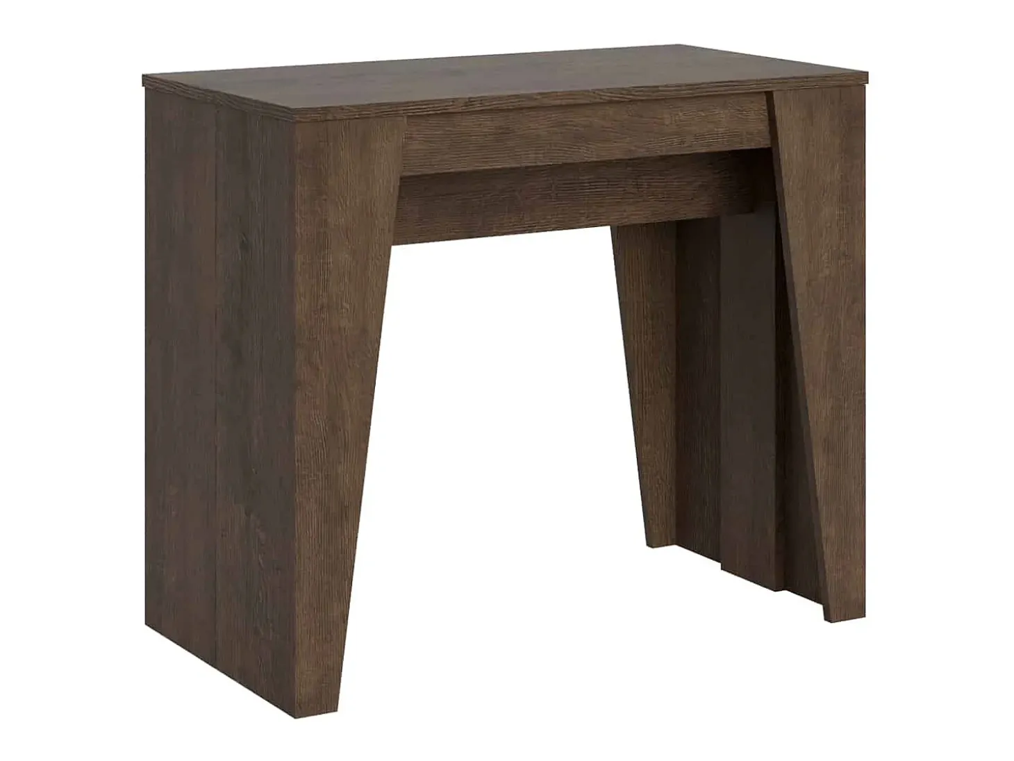 Mesa consola extensível 90x48/308 cm Anvar nogueira