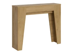 Mesa consola extensível 90x25/181 cm Narrow Carvalho Natural