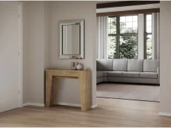 Mesa consola extensível 90x25/181 cm Narrow Carvalho Natural