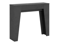 Mesa consola extensível 90x25/181 cm Narrow Antracite Espatulado