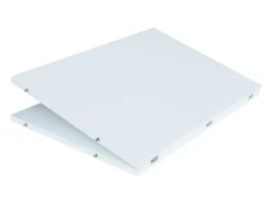 Mesa consola extensível 90x49/307 cm Extra Cinza Branca extensões internas