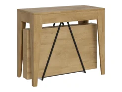 Mesa consola extensível 90x42/302 cm Zima carvalho natural