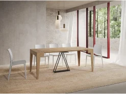 Mesa consola extensível 90x42/302 cm Zima carvalho natural