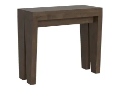Mesa consola extensível 90x40/196 cm Spimbo Small Nogueira