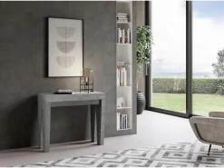 Mesa consola extensível 90x40/300 cm Spimbo Cimento