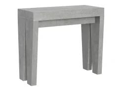 Mesa consola extensível 90x40/300 cm Spimbo Cimento