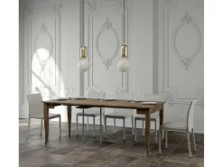 Mesa consola extensível 90x48/204 cm Sciabola Small Nogueira