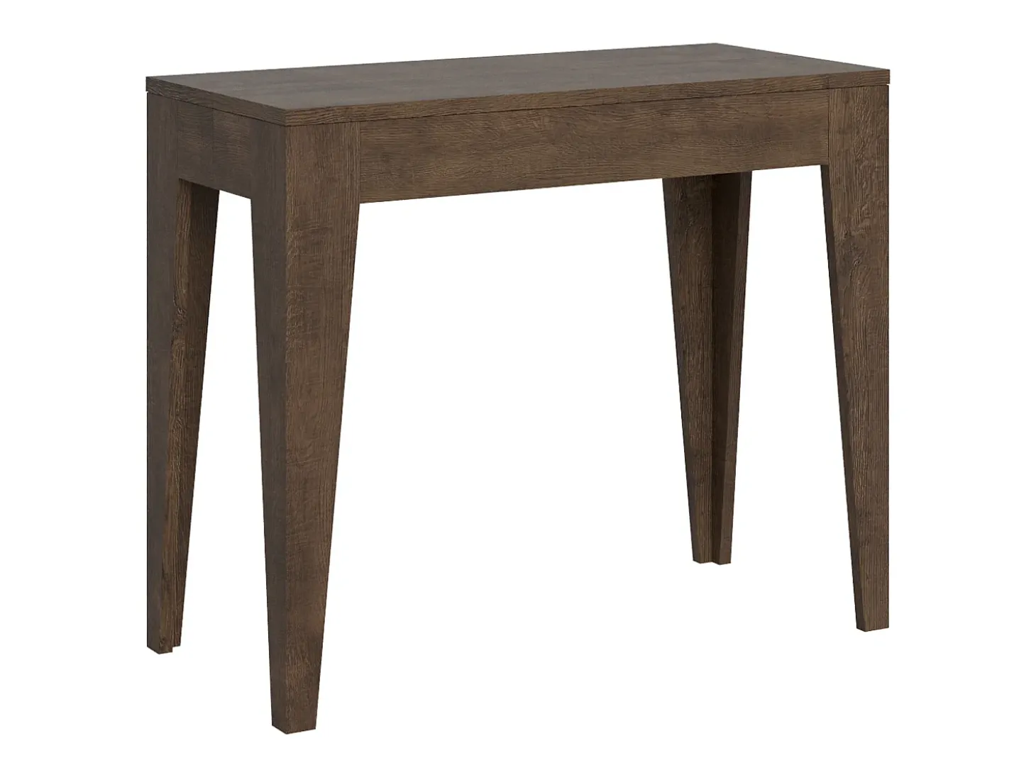 Mesa consola extensível 90x42/198 cm Isotta Small Nogueira
