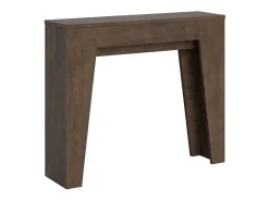 Mesa consola extensível 90x25/181 cm Narrow Nogueira