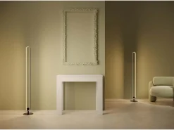 Mesa consola extensível 90x42/198 cm Bora Small cinza branca