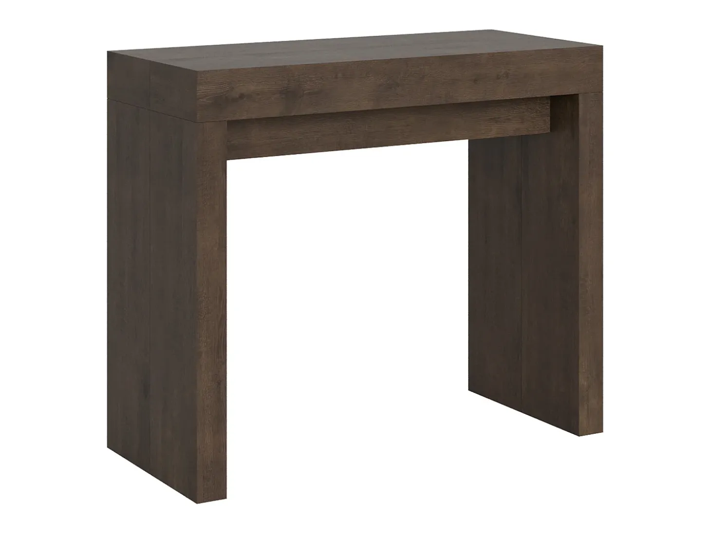 Mesa consola extensível 90x40/196 cm Roxell Small Nogueira