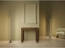 Mesa consola extensível 90x42/198 cm Bora Small nogueira