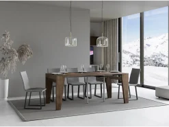 Mesa consola extensível 90x40/300 cm Naxy Nogueira