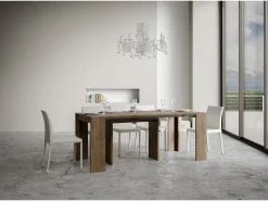 Mesa consola extensível 90x42/198 cm Mia Small Nogueira
