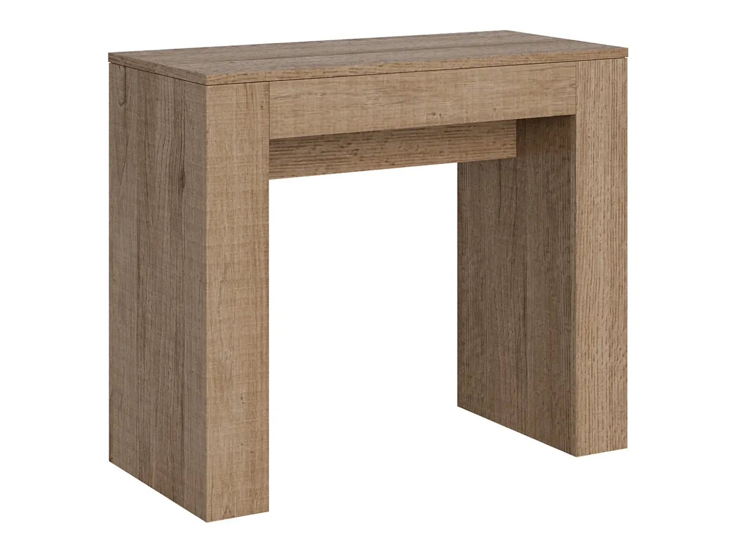 Mesa consola extensível 90x42/198 cm Modem Small Carvalho Natural
