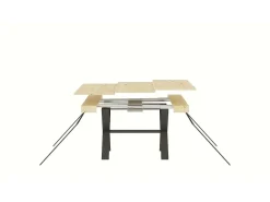 Mesa consola extensível 90x40/300 cm Xenia Cimento quadro Antracite