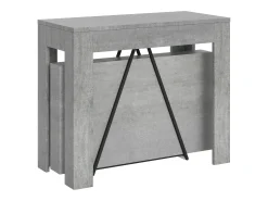 Mesa consola extensível 90x42/302 cm Scicca Cimento
