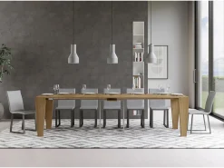 Mesa consola extensível 90x40/300 cm Spimbo Carvalho Natural
