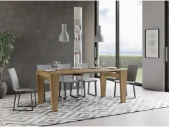 Mesa consola extensível 90x40/300 cm Spimbo Carvalho Natural
