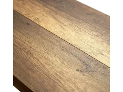 Mesa consola extensível 90x40/196 cm Tecno Small Nogueira quadro Antracite